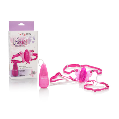 Venus Butterfly Multi-Speed Vibrating Strap-On Clitoral Toy STIMULATORS