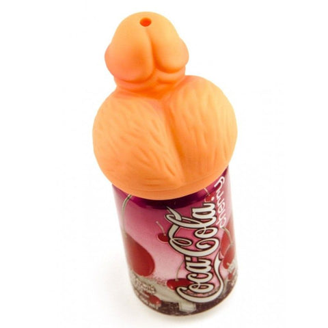 Pecker Beer Can Topper Funny Adult Party Drinking Accessory Beige Gag Gifts & Novelties
