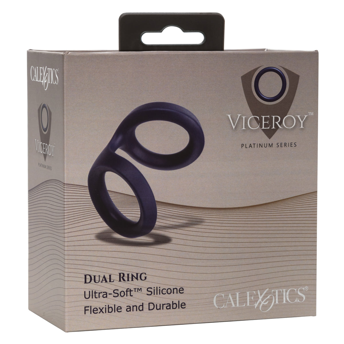 Viceroy Dual Silicone Cock Ring – Soft Stretchy Ultra-Plush Loops Male Ring > Cock Ring > Sling