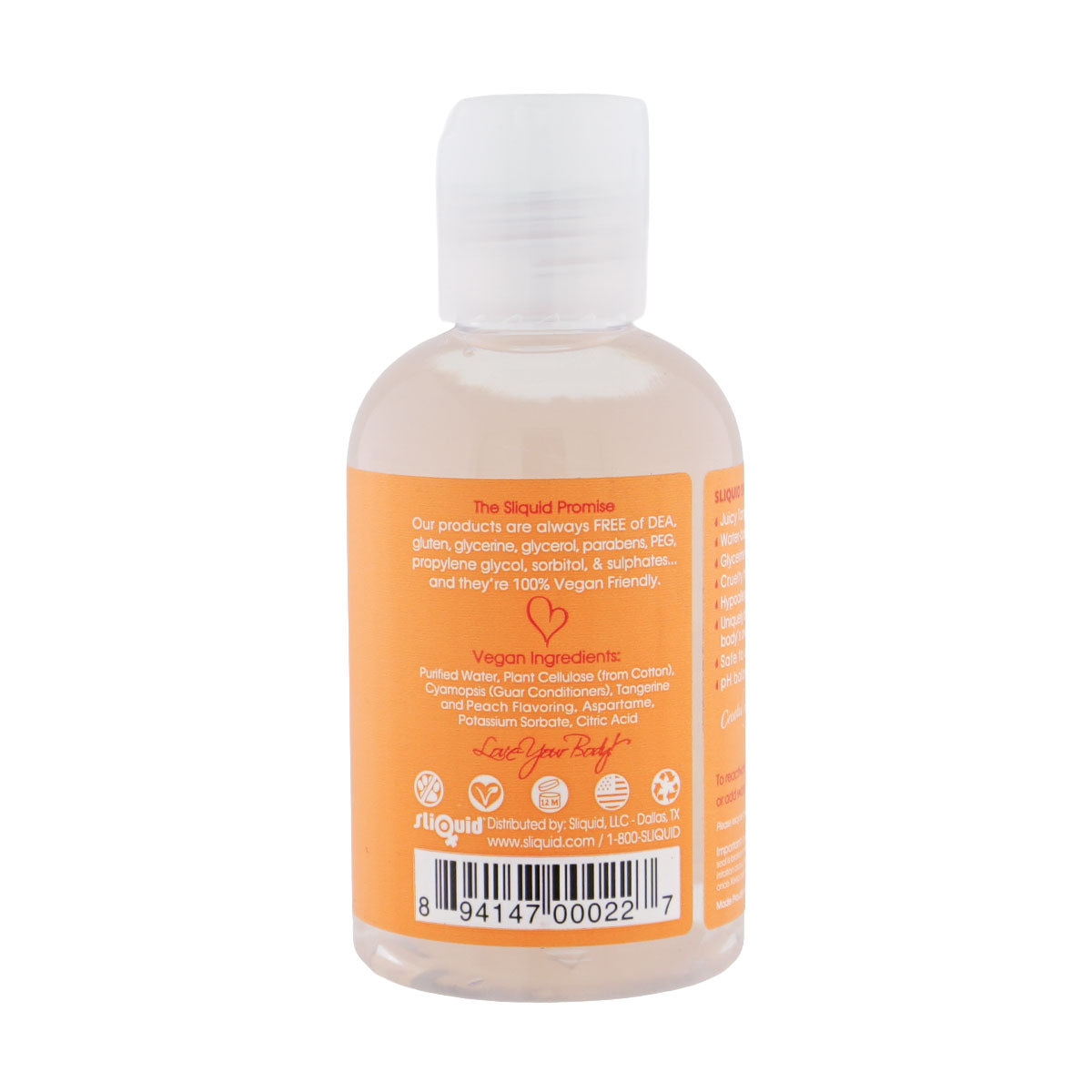 Sliquid Naturals Sizzle Warming Water Based Personal Lubricant 125ml > Lube > Flavoured