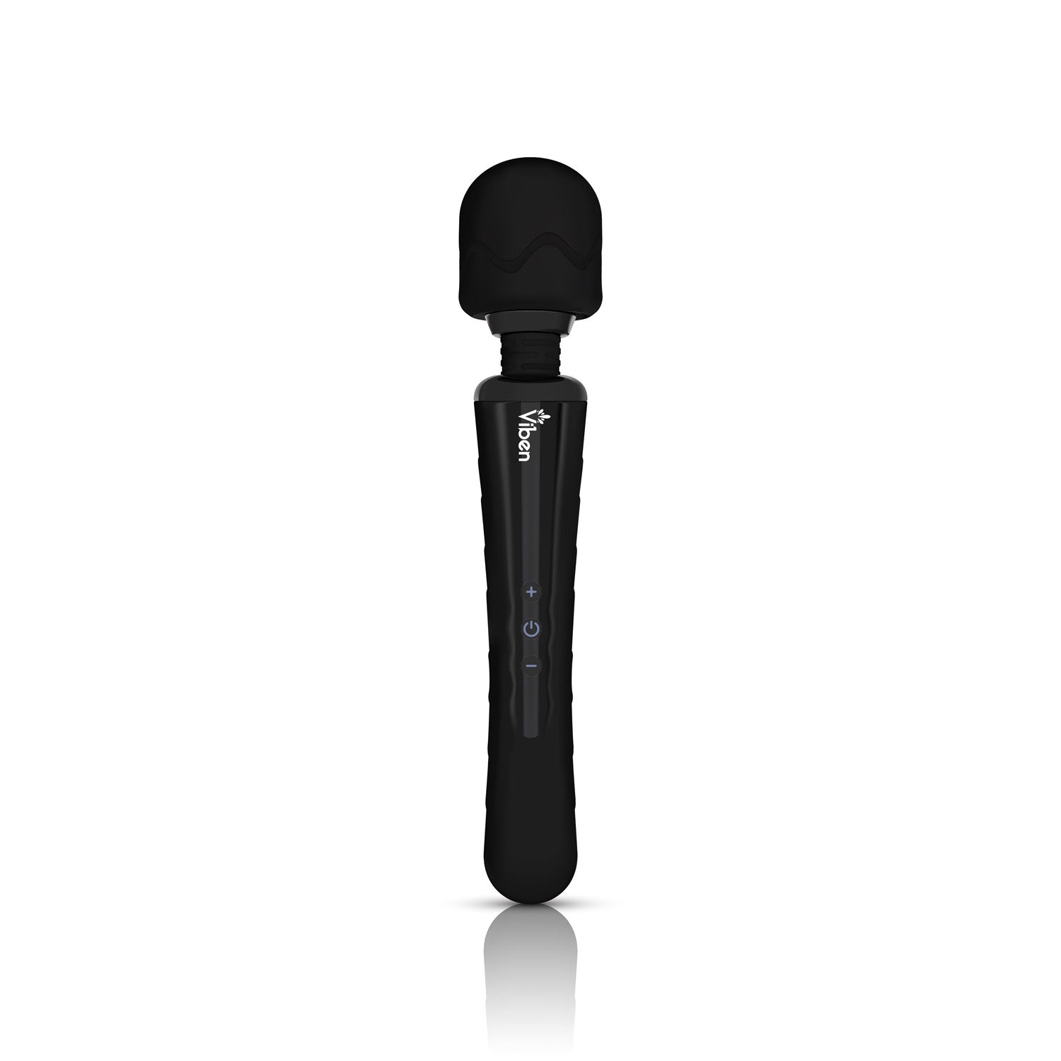 Viben Obsession Rechargeable Wand Massager in Black Black Electric Massager