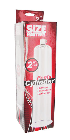Penis Pumping Cylinder 2.25 Inch Premium Acrylic for Enhanced Performance Pumps - Performance