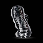 Rize Squeezy (Clear) – Textured Male Masturbator Sleeve > Sex Toys For Men > Masturbators > Manual