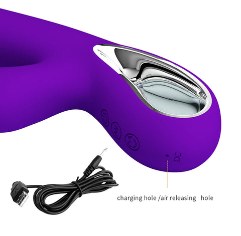 Pretty Love Jersey Rabbit Vibrator with Suction and Vibration VIBRATORS-RABBIT