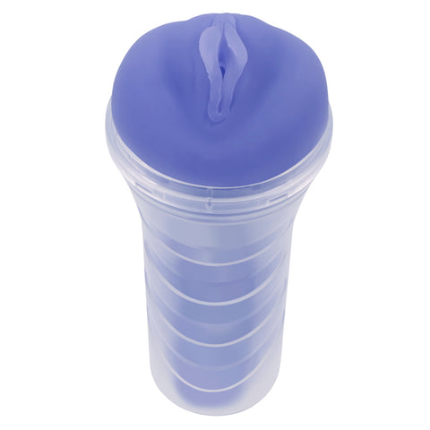 Zero Tolerance Glow in the Dark Purple Vagina Stroker Strokers - Manual