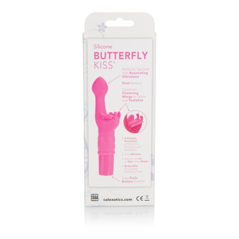 Silicone Butterfly Kiss - Pink VIBRATORS-RABBIT-MULTI