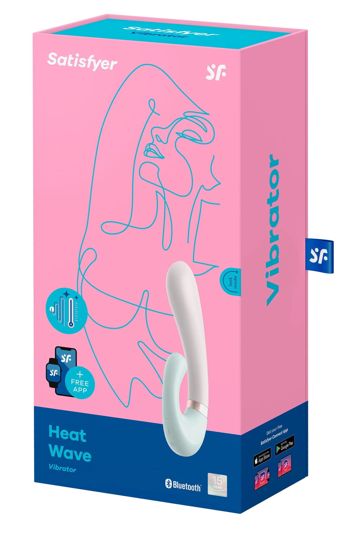 Satisfyer Heat Wave – App-Controlled Warming G-Spot and Clitoral Vibrator > Sex Toys For Ladies > G-Spot Vibrators