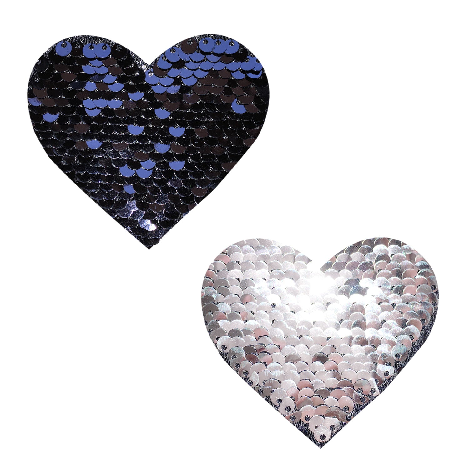 Sequin Medusa Magic Flip Black Silver Nipztix Pasties Set Pasties