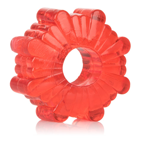 Basic Essentials 4 Pack Clear Stretchy Enhancers Sex Toys COCK RING Set