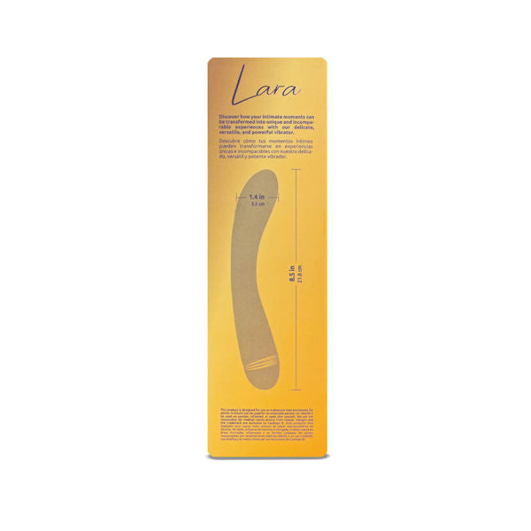 Lara Purple Vibrator for Adult Intimacy with Deep Vibration Purple Vibrators