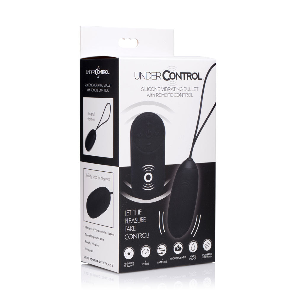 Silicone Vibrating Bullet With Wireless Remote Control > Vibrators > Mini Vibrators