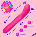G-Spot Flexible Silicone Vibrator (Pink) – 6.1 Inch Silicone G-Spot Vibrator > Vibrators > G-Spot