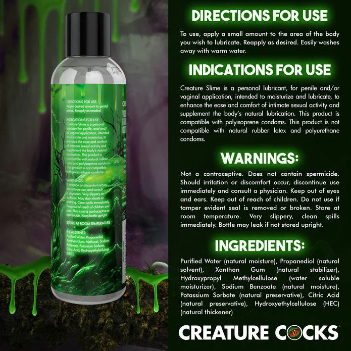 Creature Cocks Water-Based Lubricant 236 Milliliters Speciality Lubricants