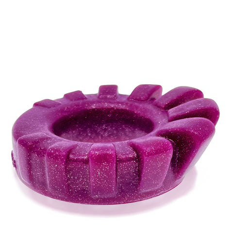 Oxball Cock-Lug Silicone Cockring Black for Comfortable Wear Purple COCK RINGS