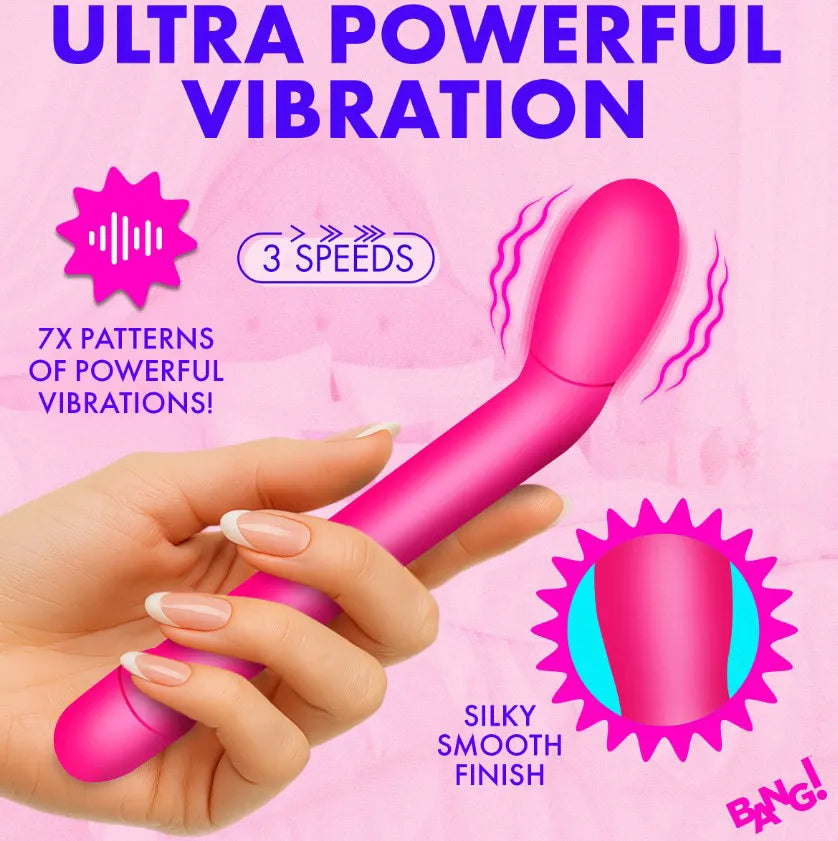 Slim G-Spot Vibrator – Rechargeable 3 Speeds 7 Patterns Vibrator > Vibrators > G-Spot