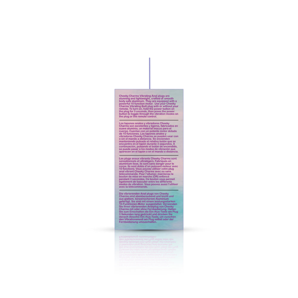 Viben Small Purple Metal Remote-Controlled Vibrating Plug > Anal Range > Vibrating Butt Plugs