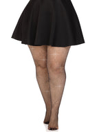 Leg Avenue Colby Rhinestone Fishnet Tights (Black) – Curvy Tights > Clothes > Hosiery > Pantyhose & Tights