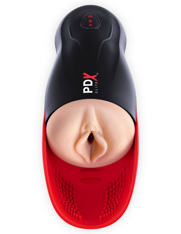 Pipedream Extreme Toys Elite Fuck-O-Matic USB Rechargeable Sucking Masturbator Strokers - Auto