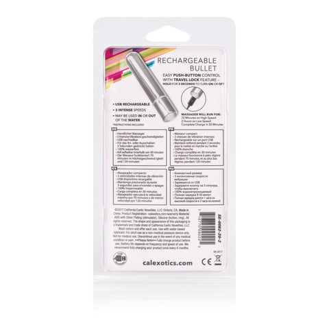 Rechargeable Discreet Bullet Vibrator with 3 Speeds for Travel BULLETS