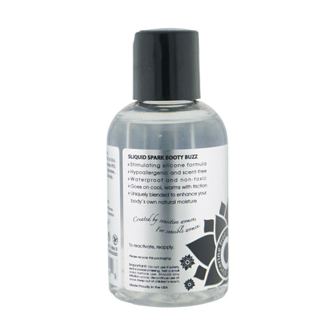 Sliquid Spark Menthol Silicone Lubricant 4.2 Oz Vegan Friendly Silicone Lubricant