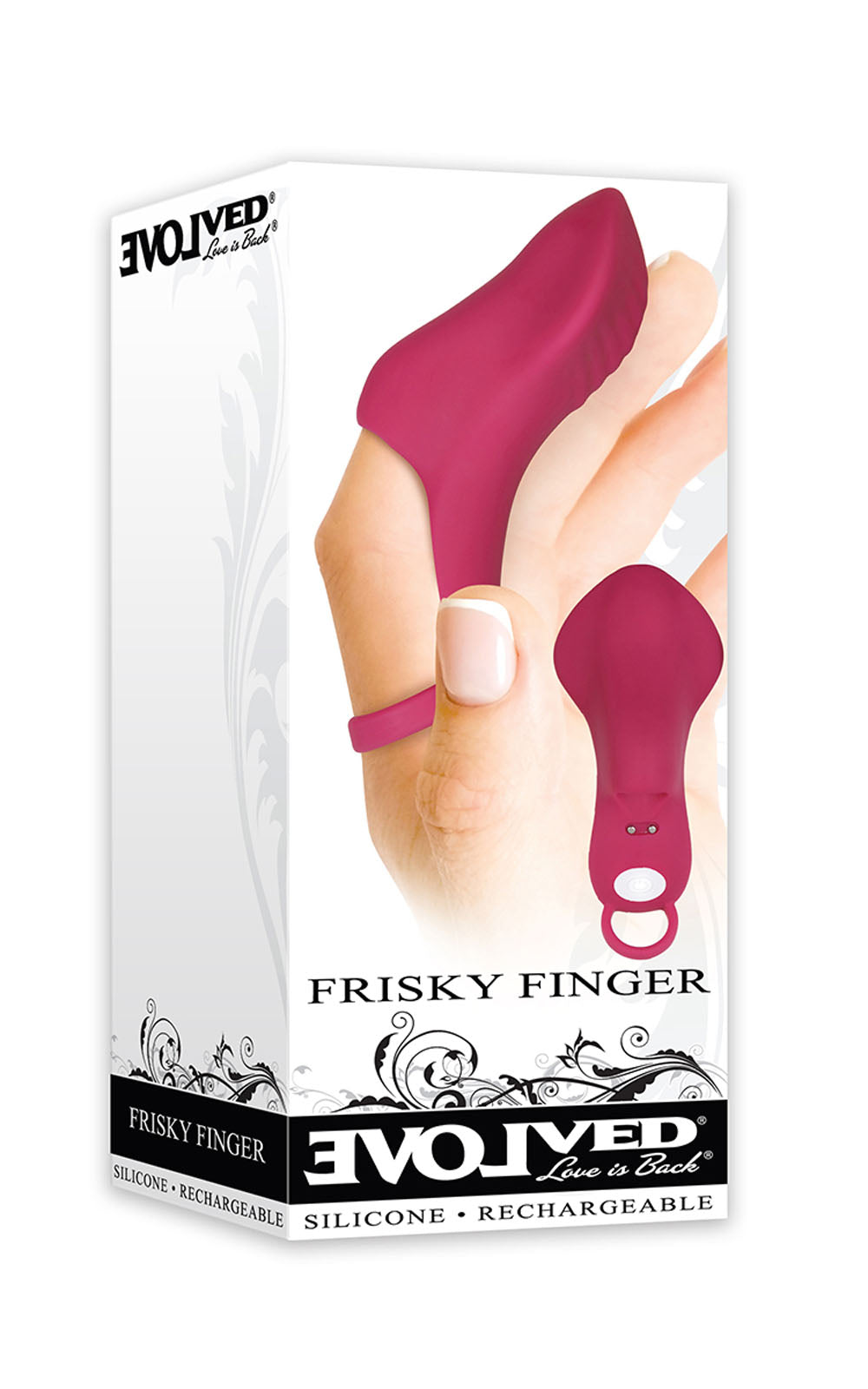 Evolved Frisky Finger (Burgundy) – Finger Stimulator Finger Stimulator