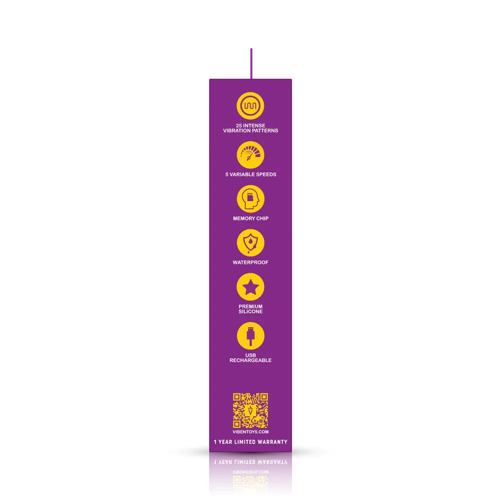 Viben Tempest Travel Wand Massager in Violet > Sex Toys > Mini Massagers