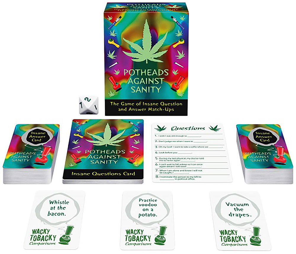 Potheads Against Sanity Adult Card Game for Fun Group Play Default Title Games