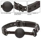 Nocturnal Collection Black Ball Gag Silicone Restraint Toy > Bondage Gear > Gags and Bits