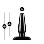 Anal Adventures 3 Pc Basic Plug Kit (Black) – Beginner 4 Inch and Medium > Anal Range > Butt Plug Kits