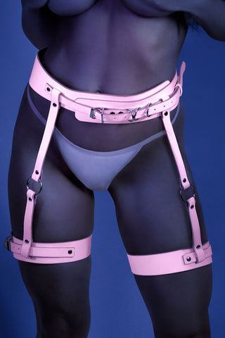 Light Pink Adjustable Leg Harness One Size Sexy Lingerie Harnesses & Strap-Ons