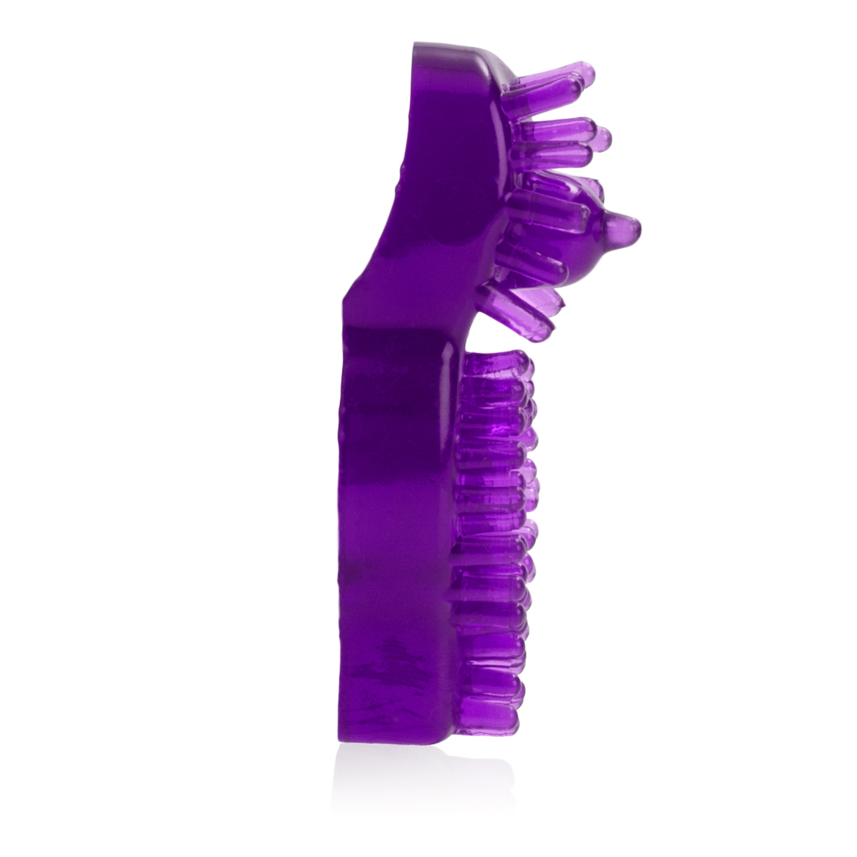 Super Stretch Pink Enhancer Ring With Tickler for Adults COCK RINGS