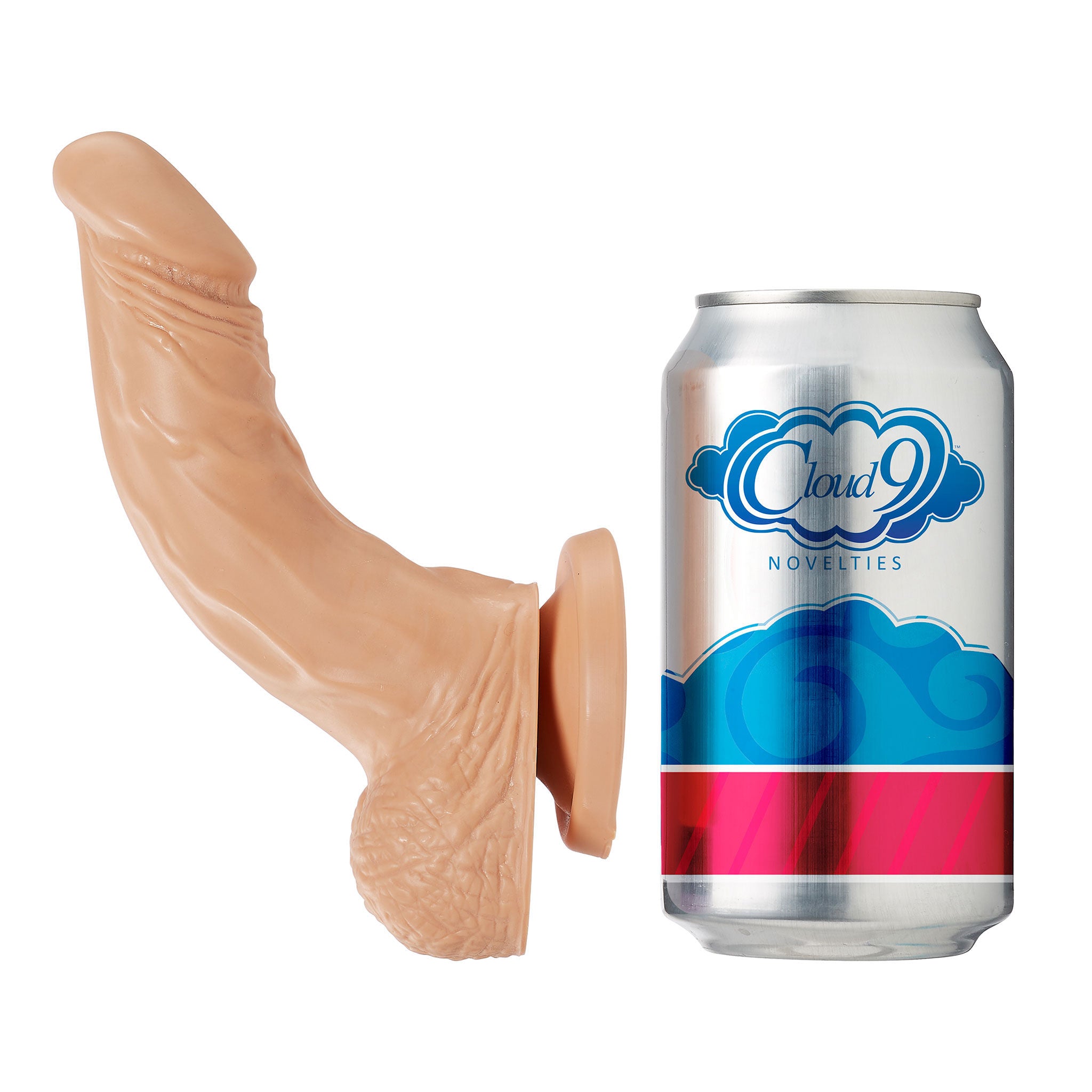 Cloud 9 Working Man 6.5 Inch Dong with Balls and Suction Base Default Title Dongs Realistic