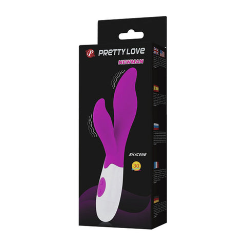 Pretty Love Newman (Purple) – Silicone G-Spot Rabbit Vibrator With 30 Vibration Functions > Sex Toys For Ladies > G-Spot Vibrators