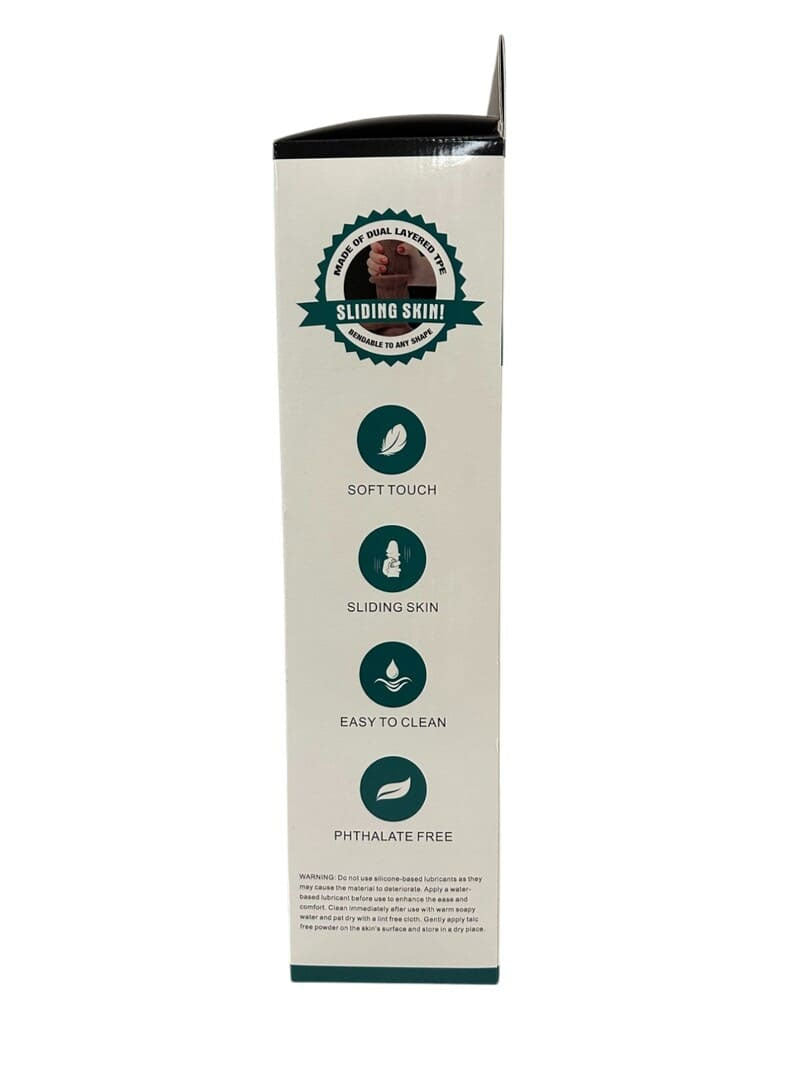 Real Skin 12 Inch Dual Layer Light Brown – Lifelike Dual Density Dildo > Dildos > Large Dildos