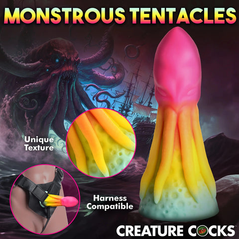 Creature Cocks King Kraken Silicone Dildo 8.1 Inches Fantasy Dongs
