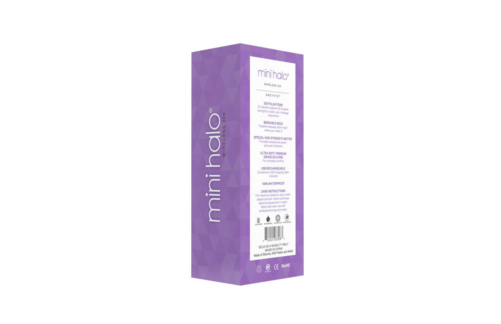 Mini Halo Amethyst Wireless Wand Massager with 20 Speeds > Sex Toys > Mini Massagers