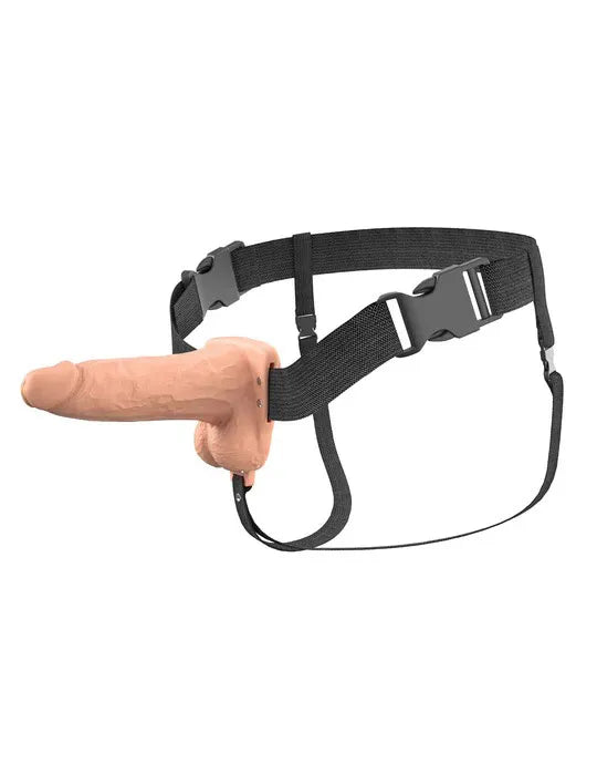 Fantasy X-Tensions Elite (Light) – 6 Inch Vibrating Hollow Silicone Strap-On > Dildos > Strap On Harnesses