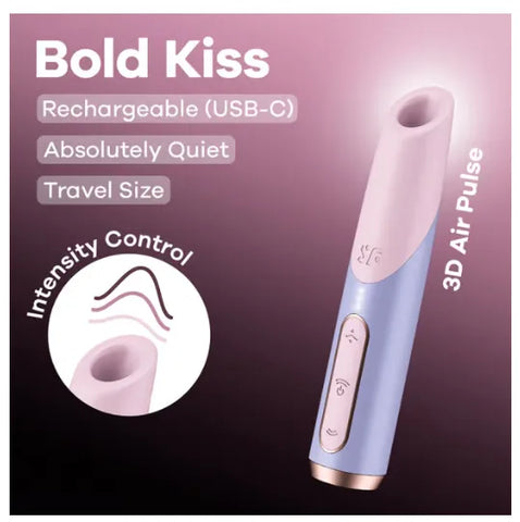 Satisfyer Bold Kiss – Air Pulse Vibrator with Adjustable Membrane