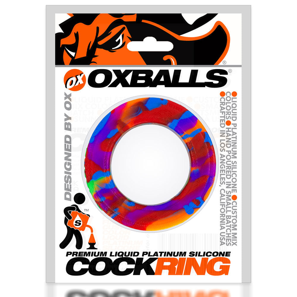 OXBALLS Pig-Ring (Rainbow) – Comfortable Silicone Cock Ring > Cock Ring > Single