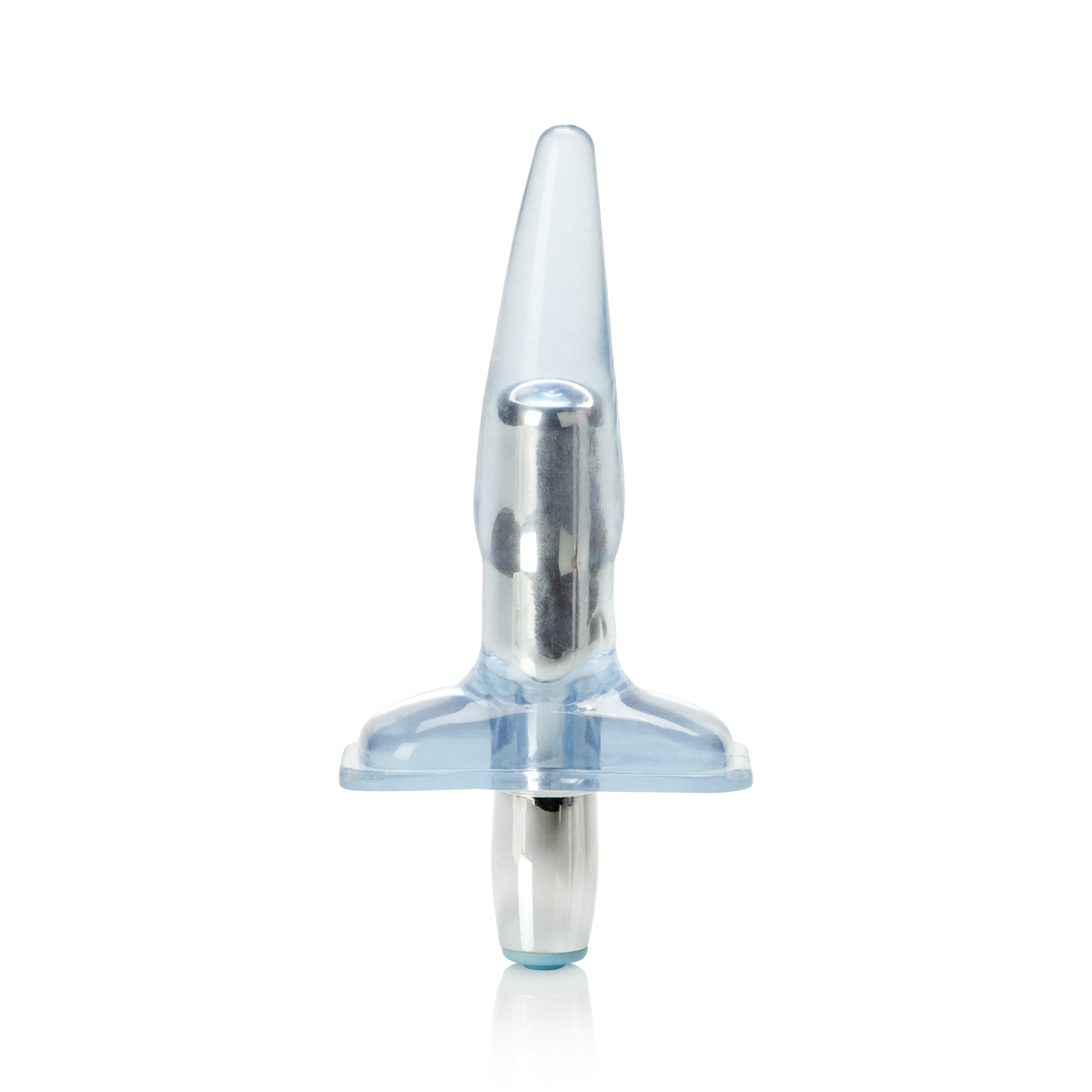 High Intensity Ice Blue Vibro Tease Stimulator Anal Toy Butt Plugs - Vibrating