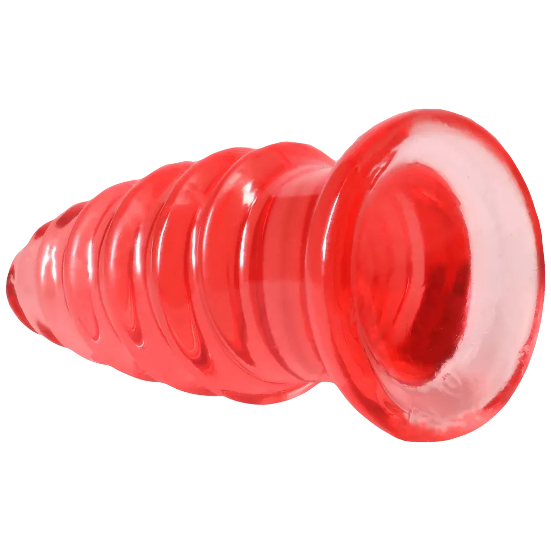 Doc Johnson Crystal Jellies Anal Twist – 5 Inch Phthalate-Free Butt Plug > Anal Range > Butt Plugs