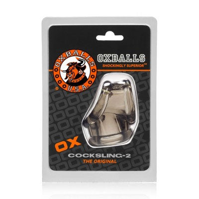 Oxballs Cock Sling Smoke Cockring for Adult Intimacy Play COCK RINGS Sling