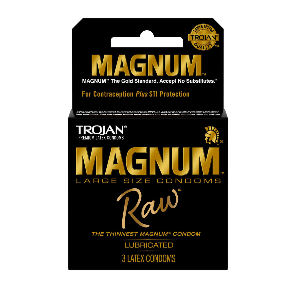 Trojan Magnum Raw 3 Ct Condoms > Essentials > Condoms