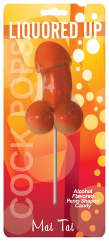 Bahama Mama Pecker Pop Edible Adult Lollipop by Hott Products Bachelor & Bachelorette Items
