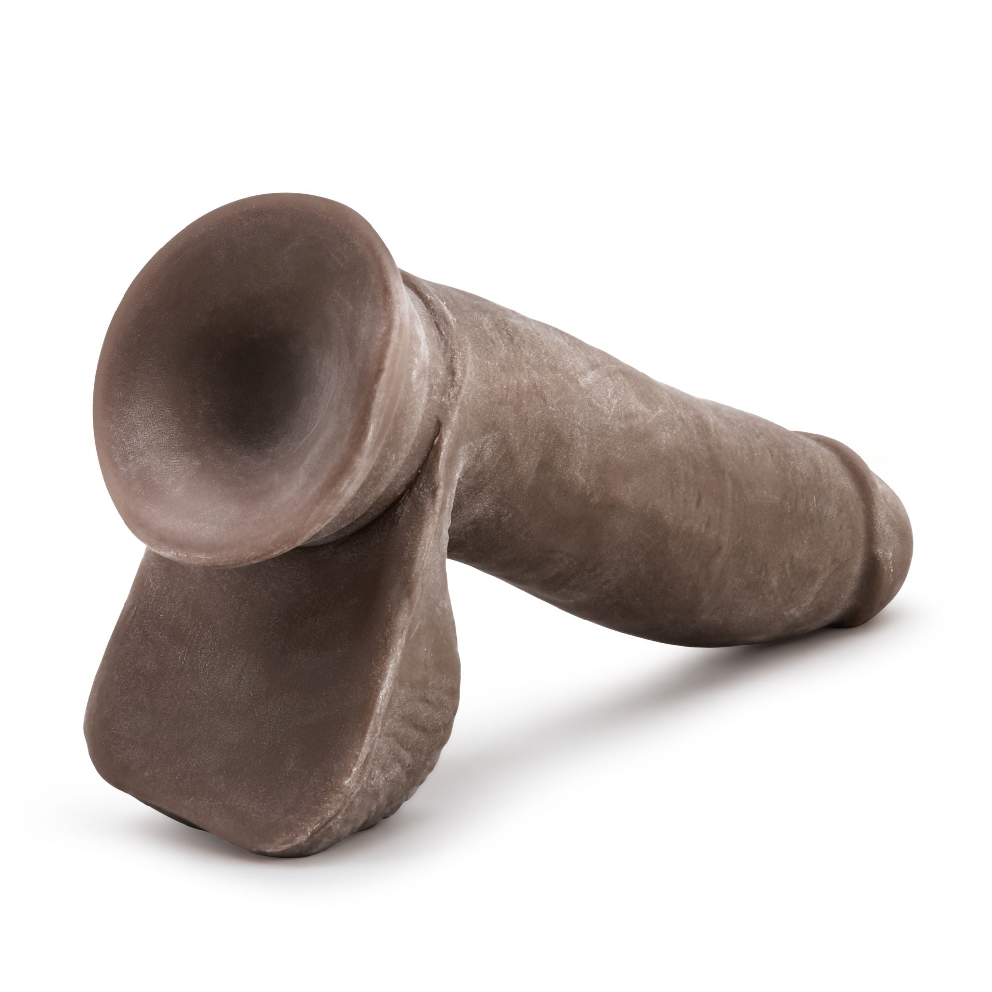 Au Naturel 7 Inch Sensa Feel (Chocolate) – Flexible Dildo Dongs Realistic