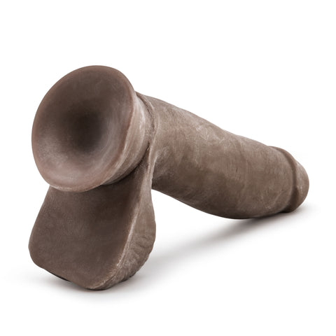 Au Naturel 7 Inch Sensa Feel (Chocolate) – Flexible Dildo Dongs Realistic