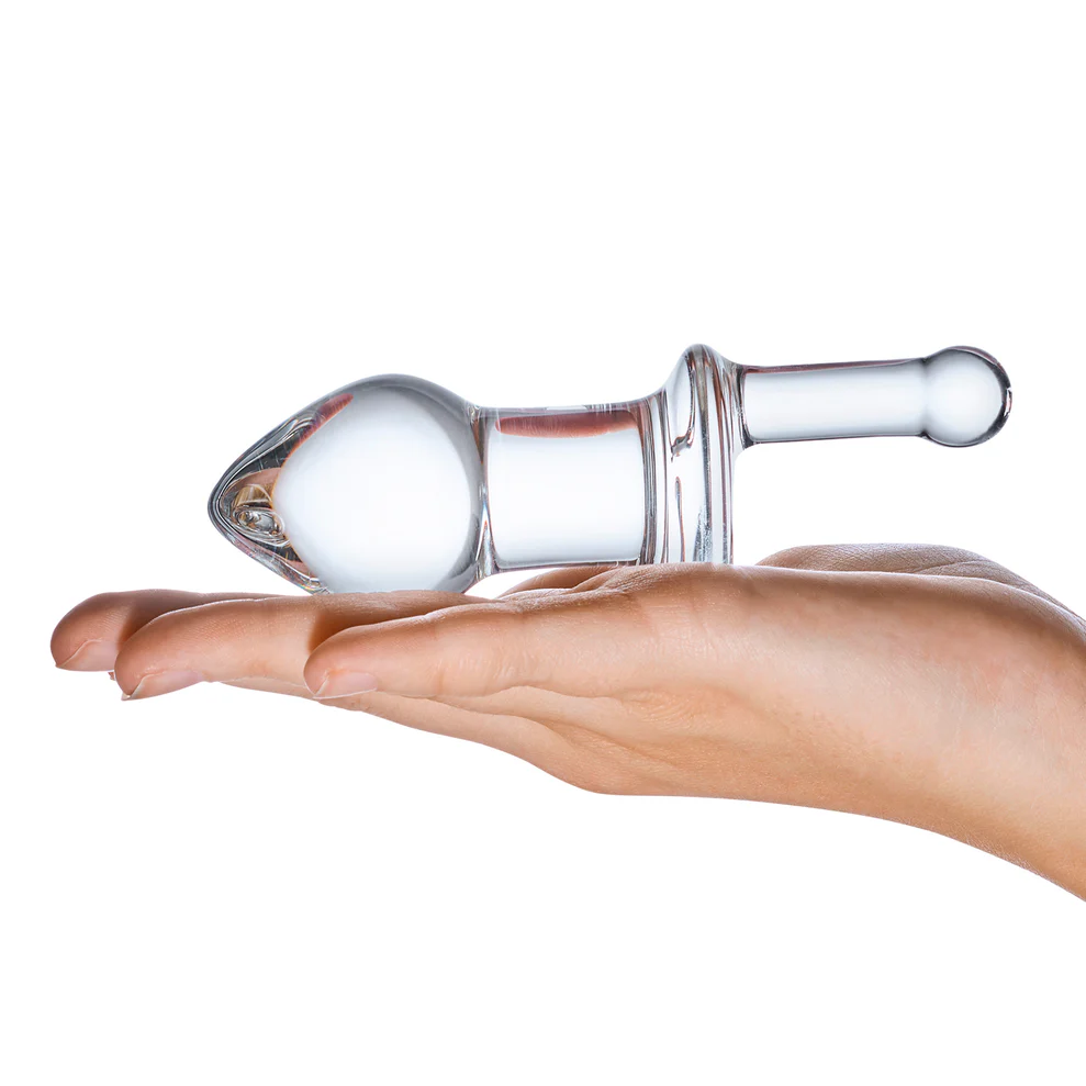 Glas 5 Inch Juicer – Handmade Fracture-Resistant Hypoallergenic Glass Dildo > Glass > Toys