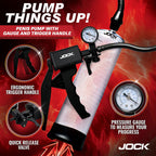 Pump Up Penis Pump (Clear) – Ergonomic Hand Pump with Gauge and Trigger Handle Penis Pump > Pumps > Penis Pumps Performance