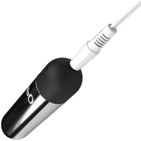 Screaming O Rechargeable Bullets Silver Compact Waterproof Mini Vibrator with 3 Speeds and Pulse Pattern BULLETS