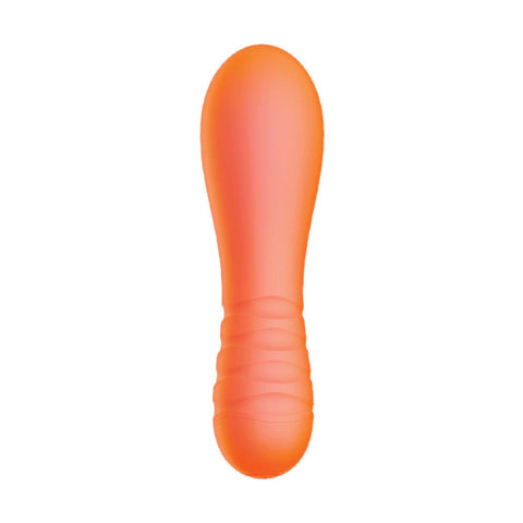 Nasstoys Orange Glaze – Vibrant Silicone Bullet Vibrator With Textured Handle BULLETS